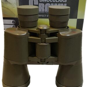 دربيل أبو تاج اليابانى الأصلي من CROWN ..منظار ثنائي لتقريب المسافات عالى الوضوح 50*7 ( أخضر اللون )