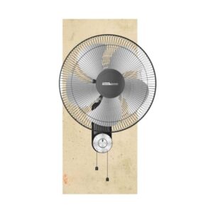 مروحة جدارية كلاسيكية 16 بوصة من الكترو جنرال بزاوية واسعة وتحكم ثلاثي السرعات - 5 شفرات  FWL-BK16