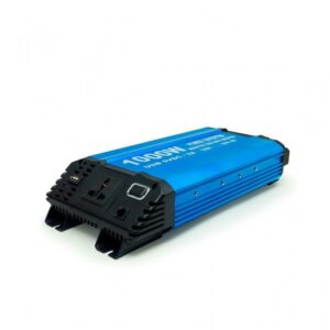 محول كهربائي بالطاقة الشمسية بقوة 1000 واط ومنفذ USB ومخرج تيار متردد